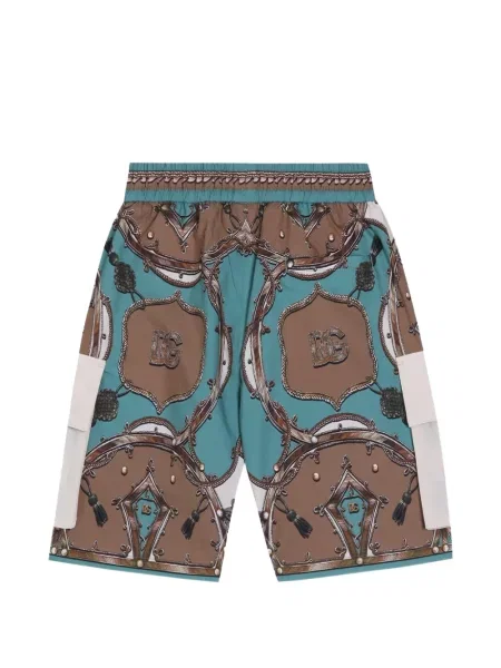 Bermudy dziecięce Dolce And Gabbana niebieskie