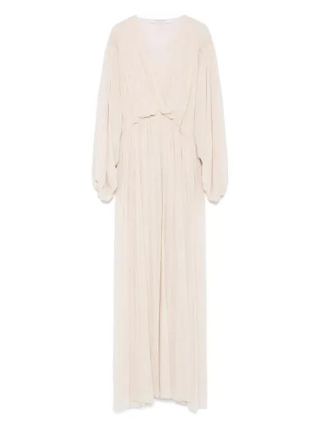 Rochie maxi Philosophy Di Lorenzo Serafini cu decolteu în V de costum