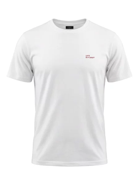 Antargo Póló Embroidery T-Shirt természetes fehér