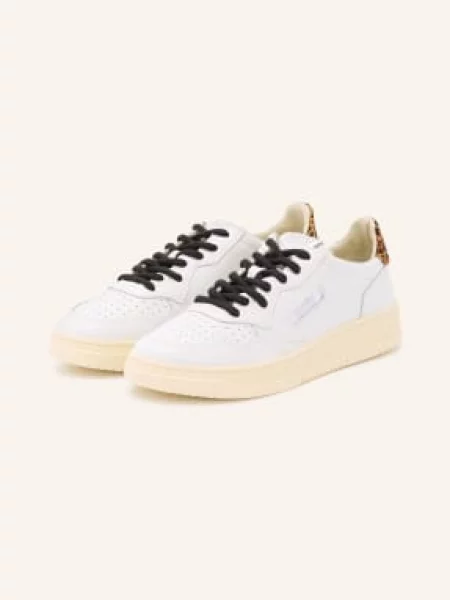 Sneakersy Autry na platformie brązowe