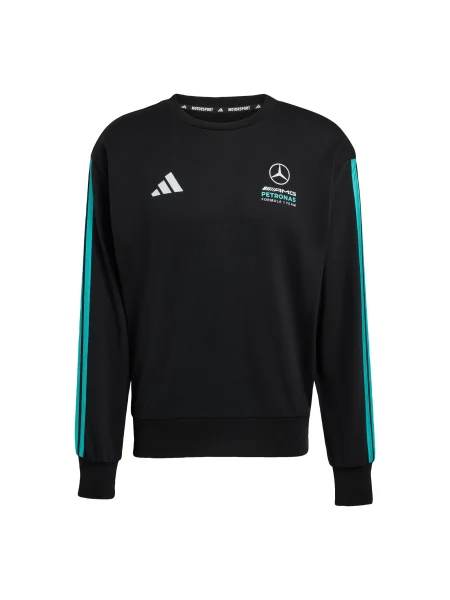 ADIDAS PERFORMANCE Sportovní mikina Mercedes AMG Petronas Formula 1 Team Dna tyrkysová / černá bílá