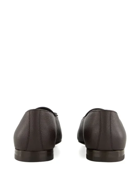 Pantofi loafer Manolo Blahnik din piele maro