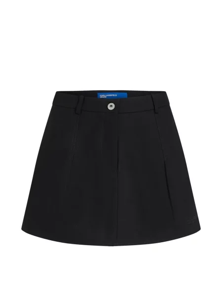 Džínsová sukňa Karl Lagerfeld Jeans čierna