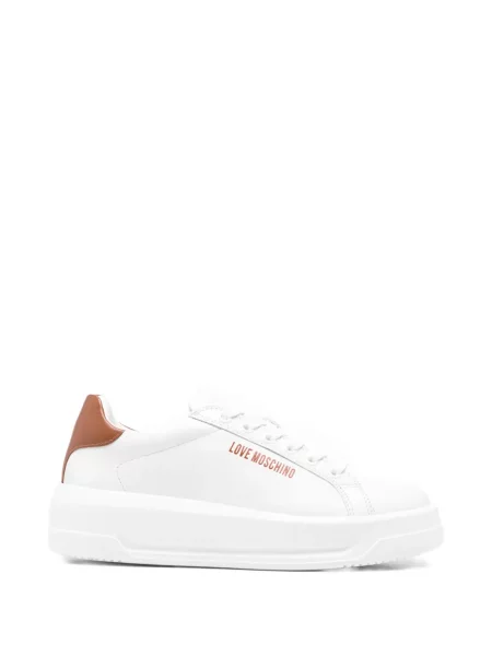 Sneakerși Love Moschino alb
