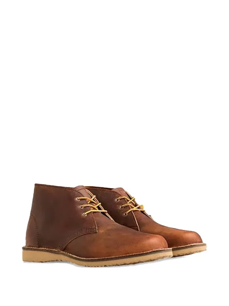 Botine Red Wing Shoes din piele roșu