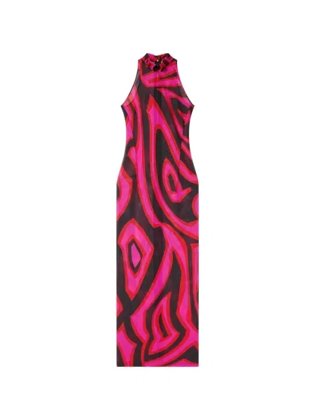 Lung rochie Pucci cu imagine negru