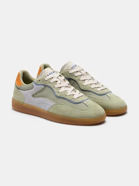 Hoff PARK SAGE GREEN sneakers din piele întoarsă verde
