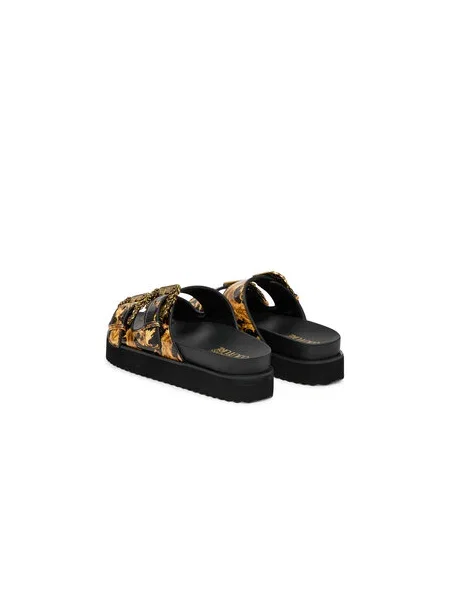 Papucs Versace Jeans Couture fekete