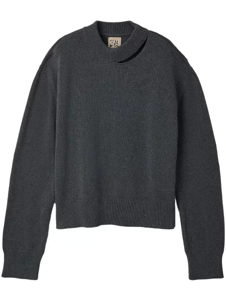 Pulover Camperlab tricotate gri