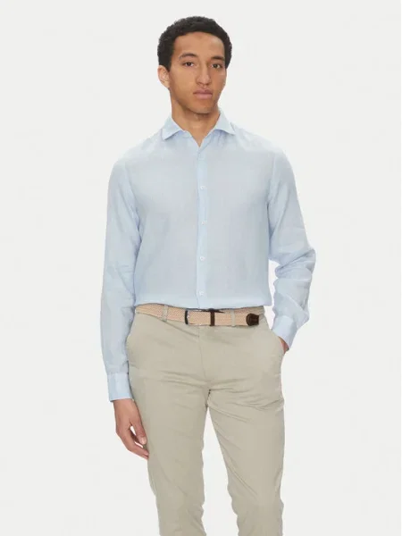 Paul&Shark Риза светлосиньо