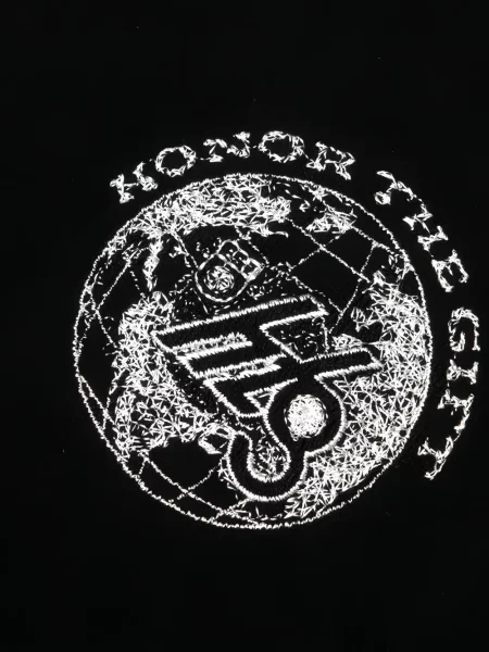 Πλεκτό polo Honor The Gift μαύρο