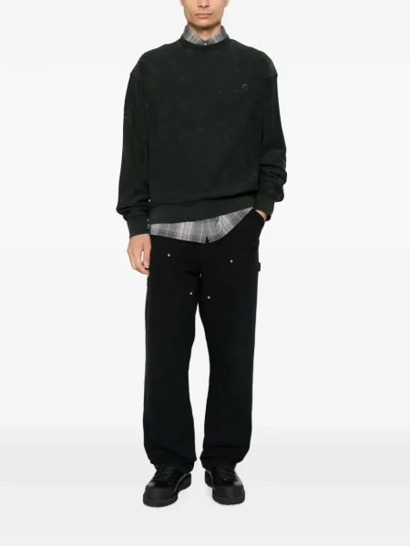 Hanorac Carhartt Wip cu broderie verde