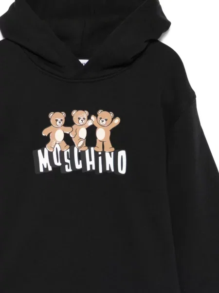 Bluza z kapturem dziecięca Moschino czarna