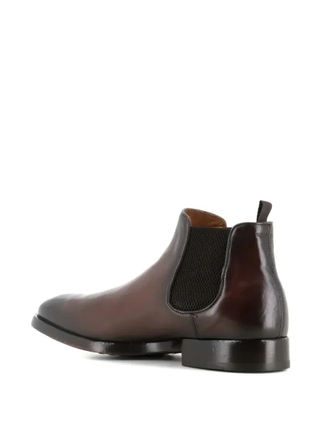 Botine chelsea Officine Creative din piele maro