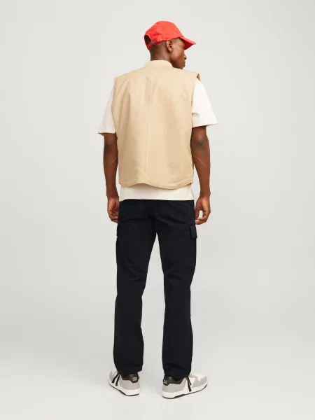 Брюки карго Jack & Jones черные