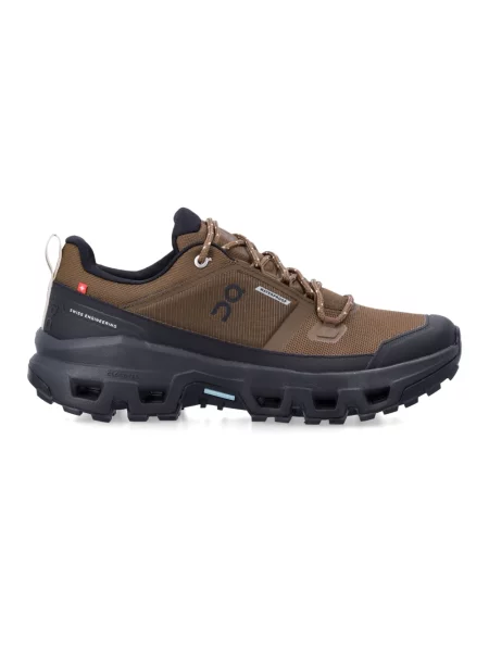 Sneakers On M Cloudrock Low WP Earth/ Black EUR brązowe
