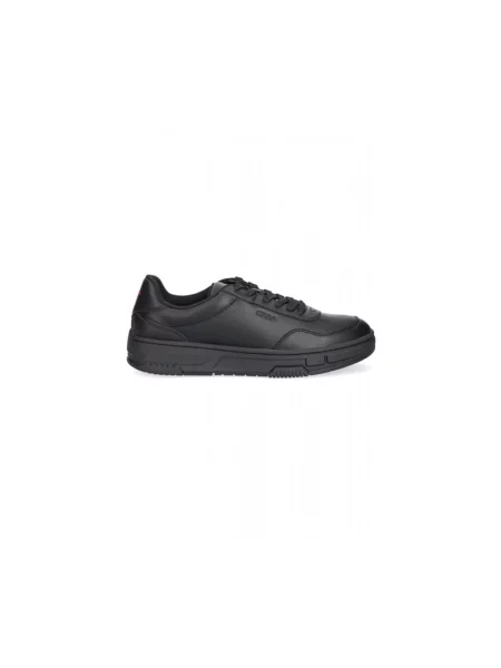 Sneakersy Hugo skórzane czarne