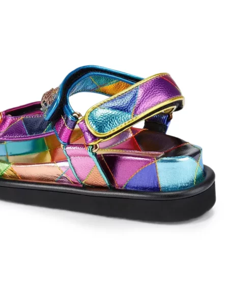 Matlasat sandale Kurt Geiger London albastru