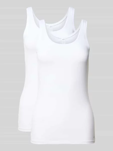 Top Skiny biały