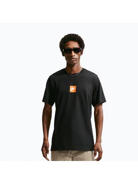 Tricou pentru bărbați Nike Sportswear black/white alb