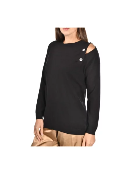 Sweter Gran Sasso z kaszmiru czarny