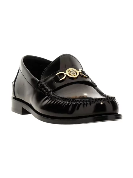 Półbuty Versace Medusa eleganckie czarne