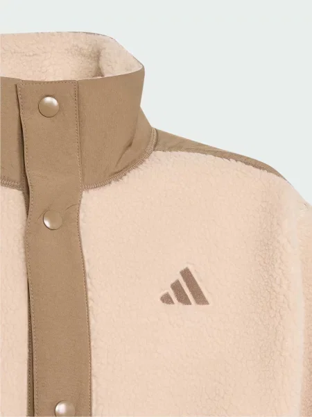 Детская куртка Adidas бежевая