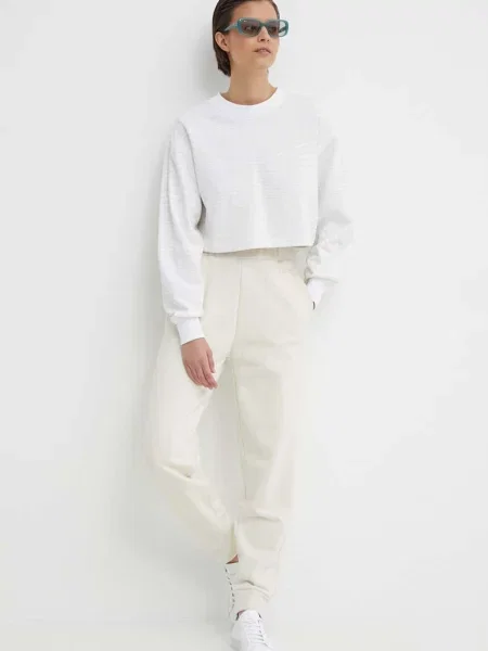 Tepláky Calvin Klein béžové