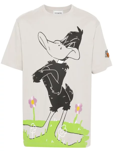 Tricou Iceberg cu imagine gri