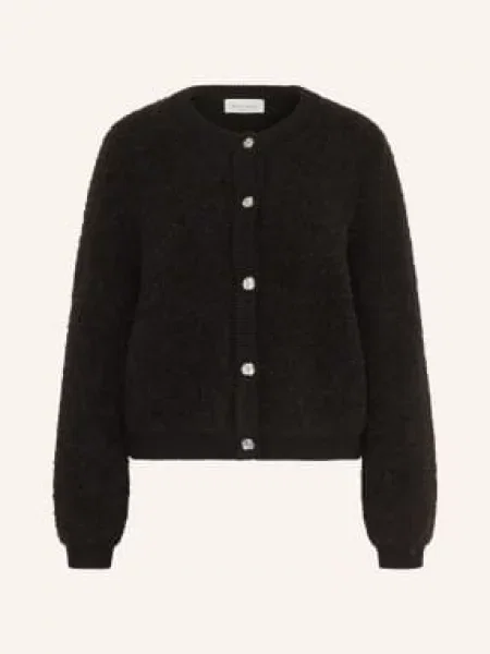 Msch Copenhagen Kardigan Mschnerida Z Bouclé schwarz czarny