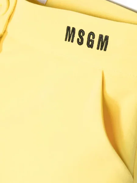 Szorty dziecięce Msgm żółte