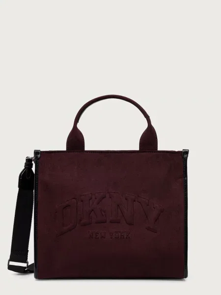 DKNY geantă pentru femei cu imitație de piele întoarsă