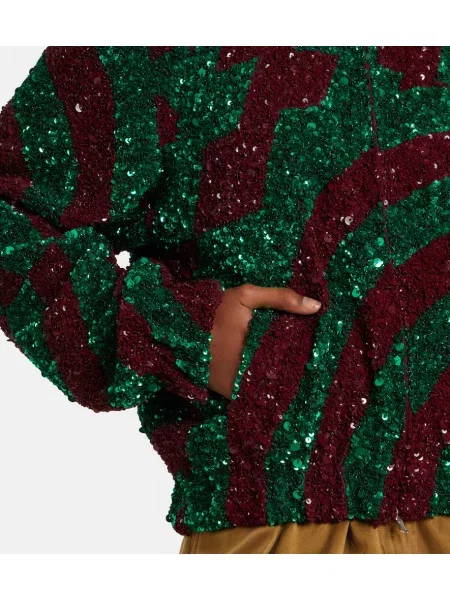 Geacă Dries Van Noten bordo