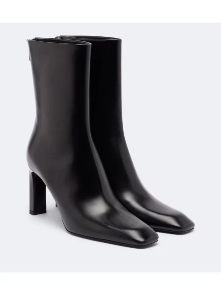 Cizme scurte Toteme din piele negru
