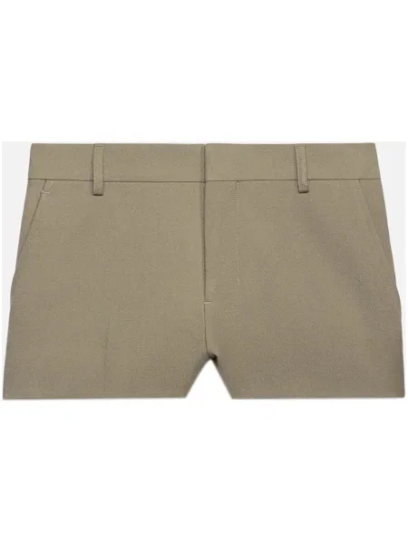 Pantaloni scurți Ami Paris de lână