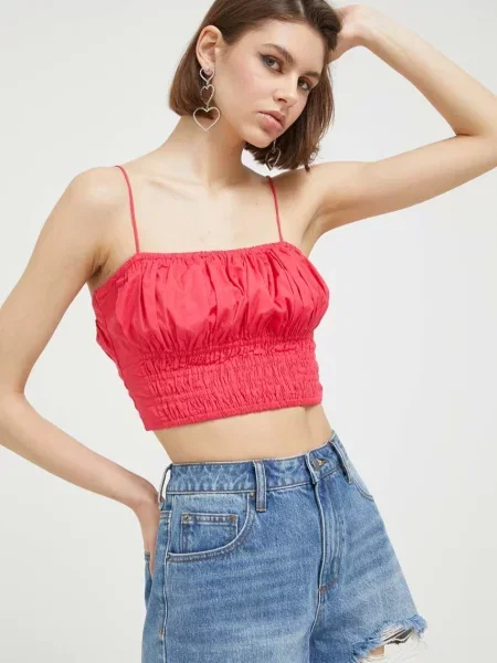 Top Abercrombie & Fitch růžový