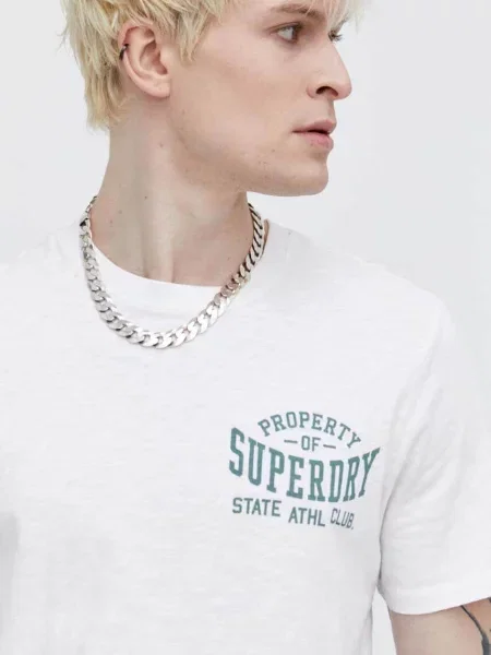 Kratka majica Superdry bela