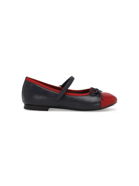 Balerinki dziecięce Dolce And Gabbana niebieskie