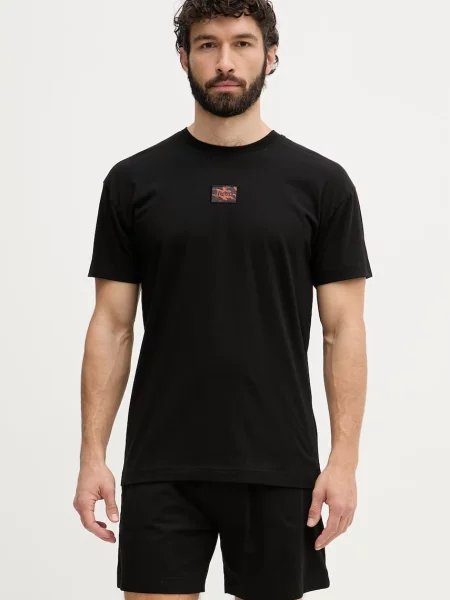 HUGO dvojdielne pyžamo pánske GALAXY SHORT SET čierna