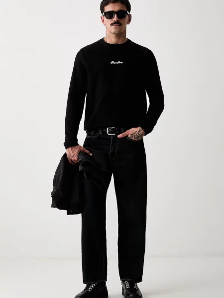 Guess Jeans лонгслів з бавовною