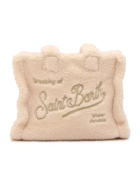 Torebka Mc2 Saint Barth typu teddy biała