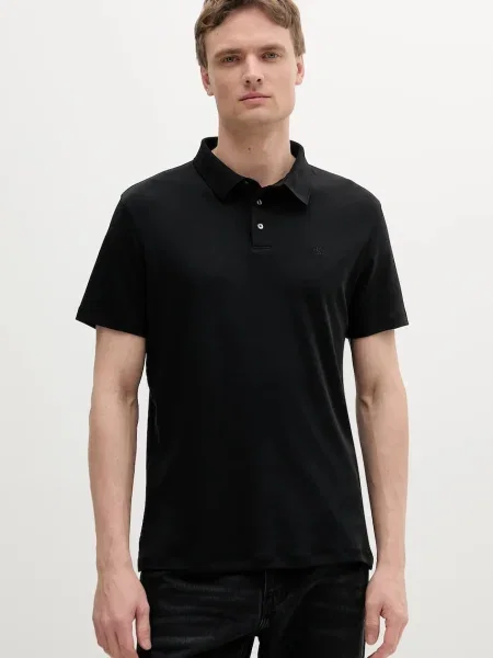 Tricou polo Calvin Klein negru