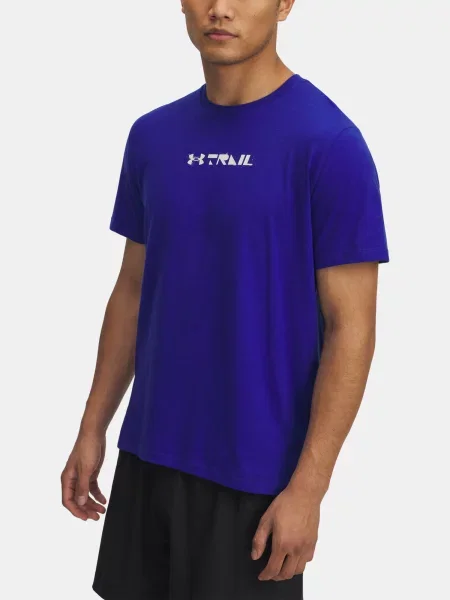 Tricou Under Armour alergare albastru