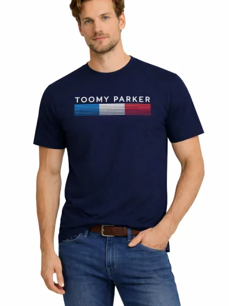 Majica Jumper s kratkimi rokavi modra