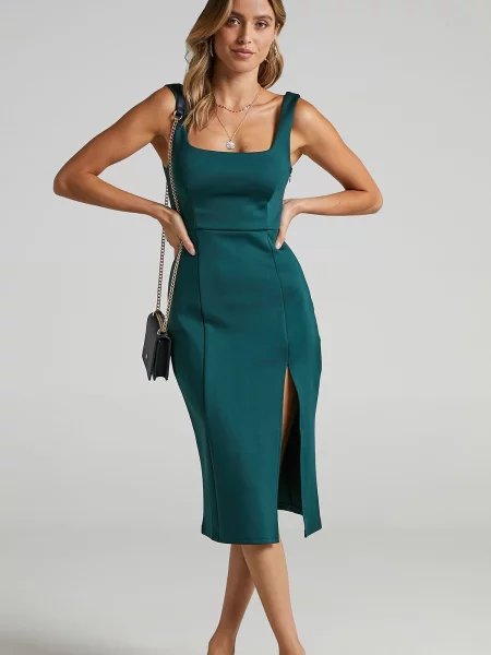 Sukienka midi Madmext zielona