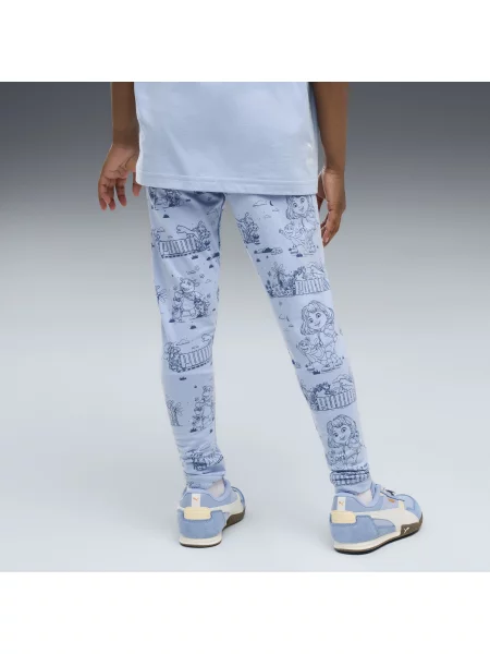 Dziecięce legginsy z nadrukiem PUMA × DORA THE EXPLORER Odzież niebieski