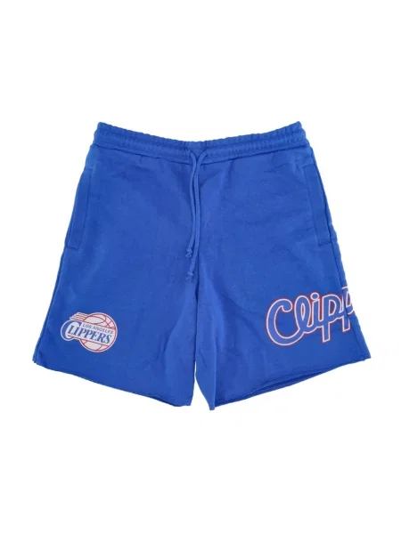 Szorty Mitchell & Ness frotte niebieskie