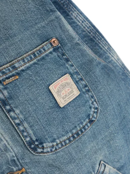 Kurtka jeansowa dziecięca Polo Ralph Lauren niebieska