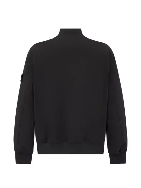 Geacă bomber Stone Island cu strasuri negru