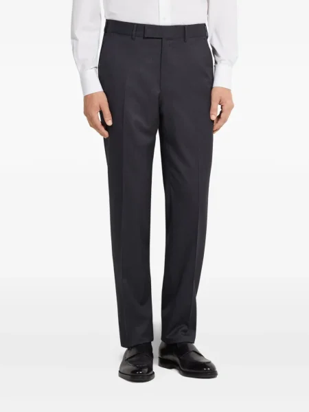 Costum Zegna de lână de costum gri